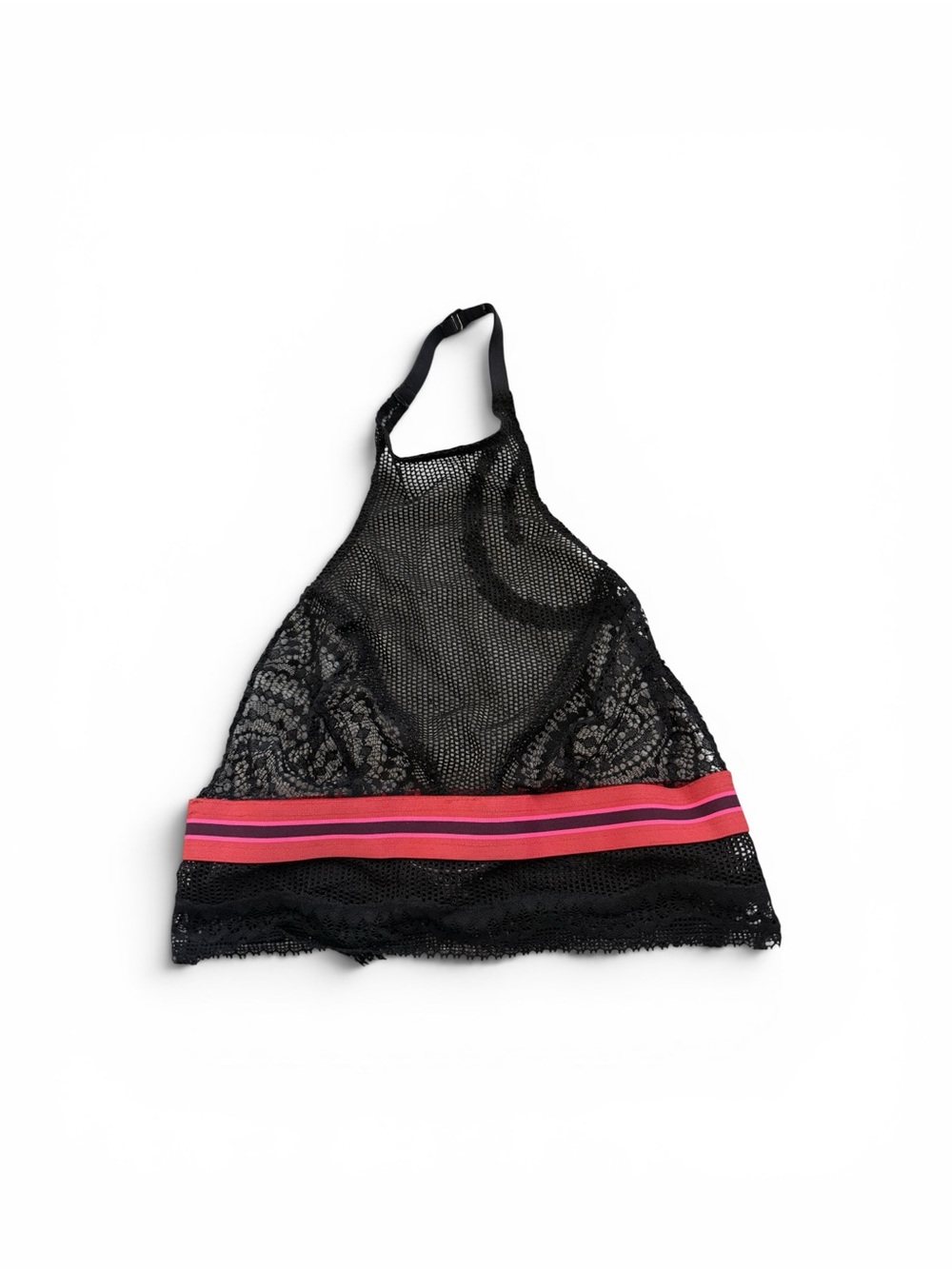 Victoria’s Secret Black Fishnet Mesh Bralette S